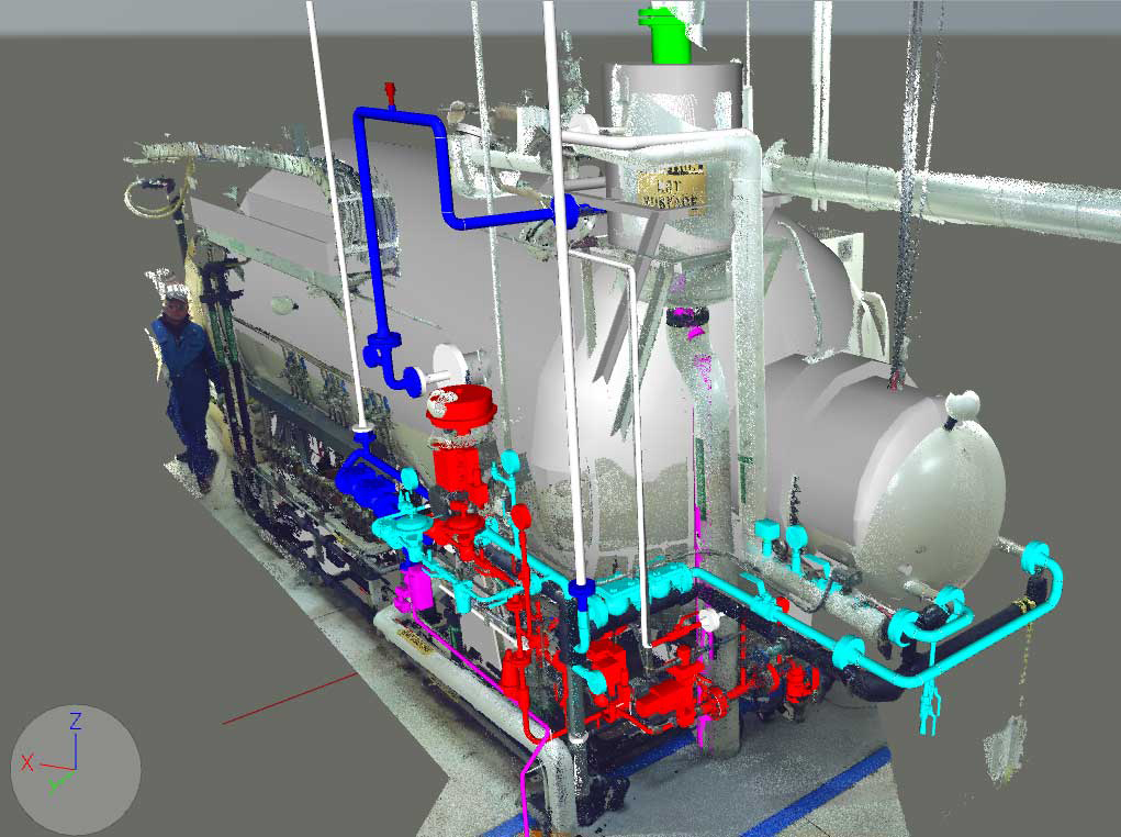 3D scan using building information technology